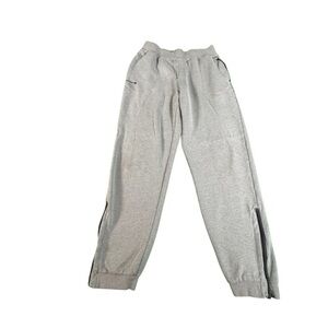Artengo Oxylane Gray Sweatpants M Zip Hem Pockets Tennis Joggers Athletic